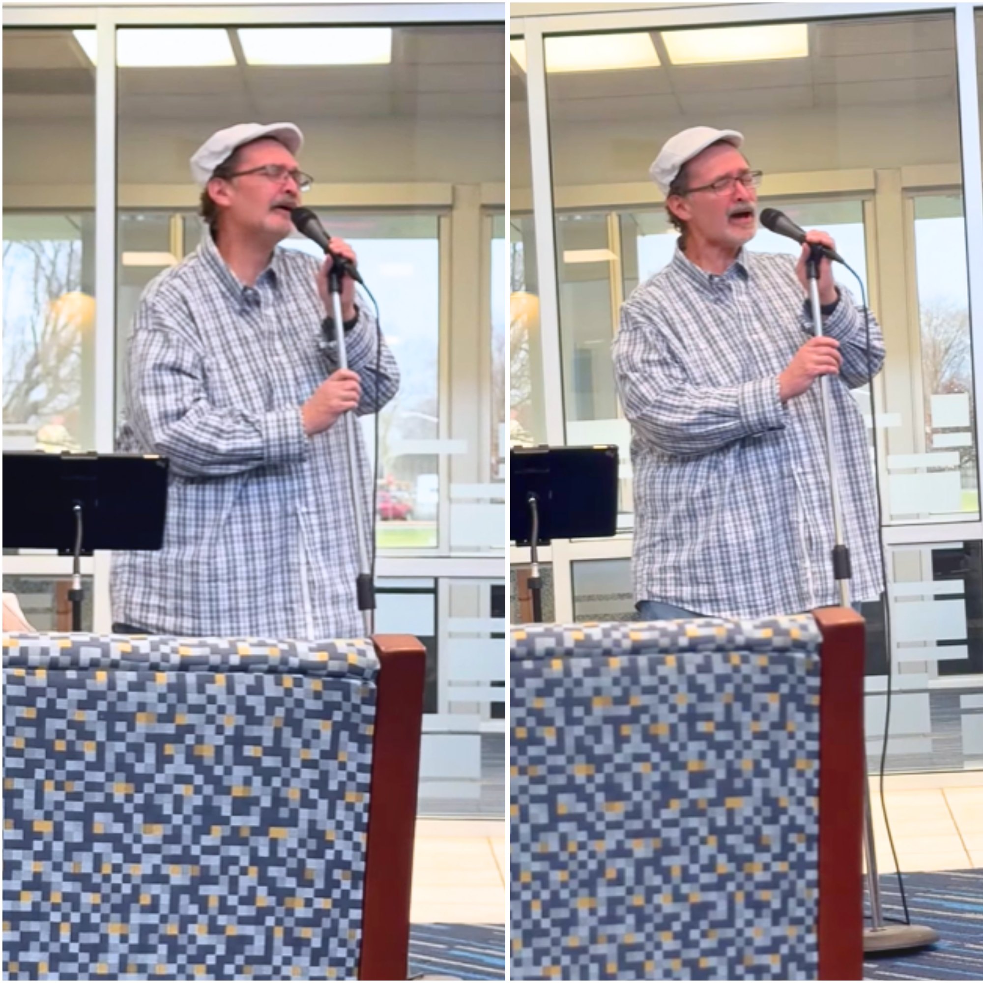 Richard Goodall delivered a stunning rendition of Journey’s Don’t Stop Believin’ in a small venue, leaving the crowd breathless with his powerful vocals and captivating stage presence.