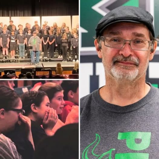 The legendary Showstopper performance – Richard Goodall and the choir exploded on stage, leaving the audience unable to hold back their tears